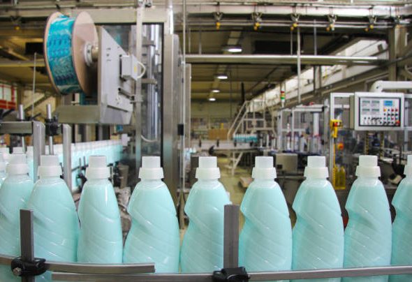 Liquid Detergent on Automated Production Line